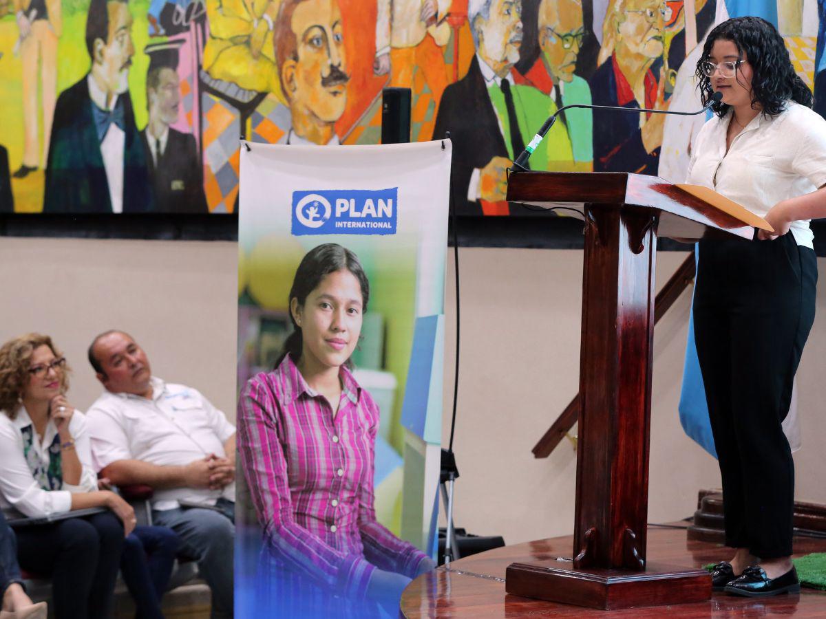 Meyber compartió con los presentes el discurso más emotivo de la jornada.