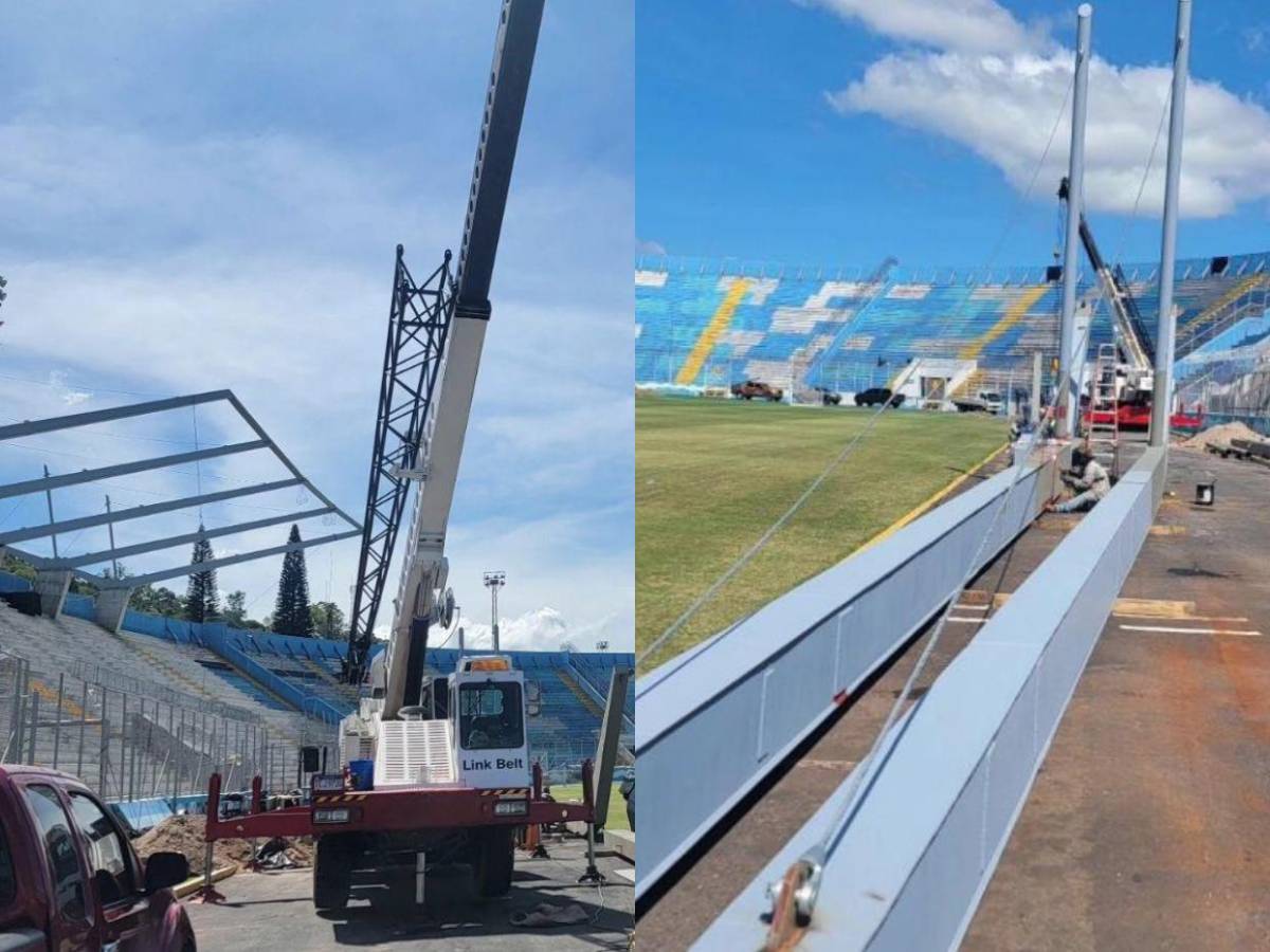 Así van los avances del estadio Nacional ya con el moderno techado