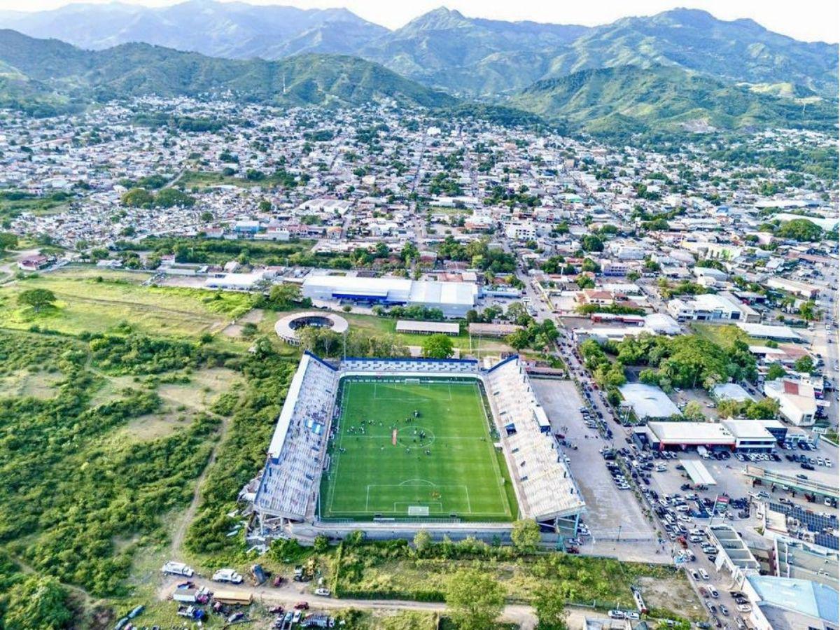 Así quedó el estadio Juan Ramón Brevé de Juticalpa luego de las remodelaciones