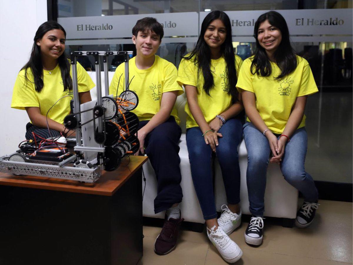 Estudiantes representarán a Honduras en competencia de robótica en Singapur