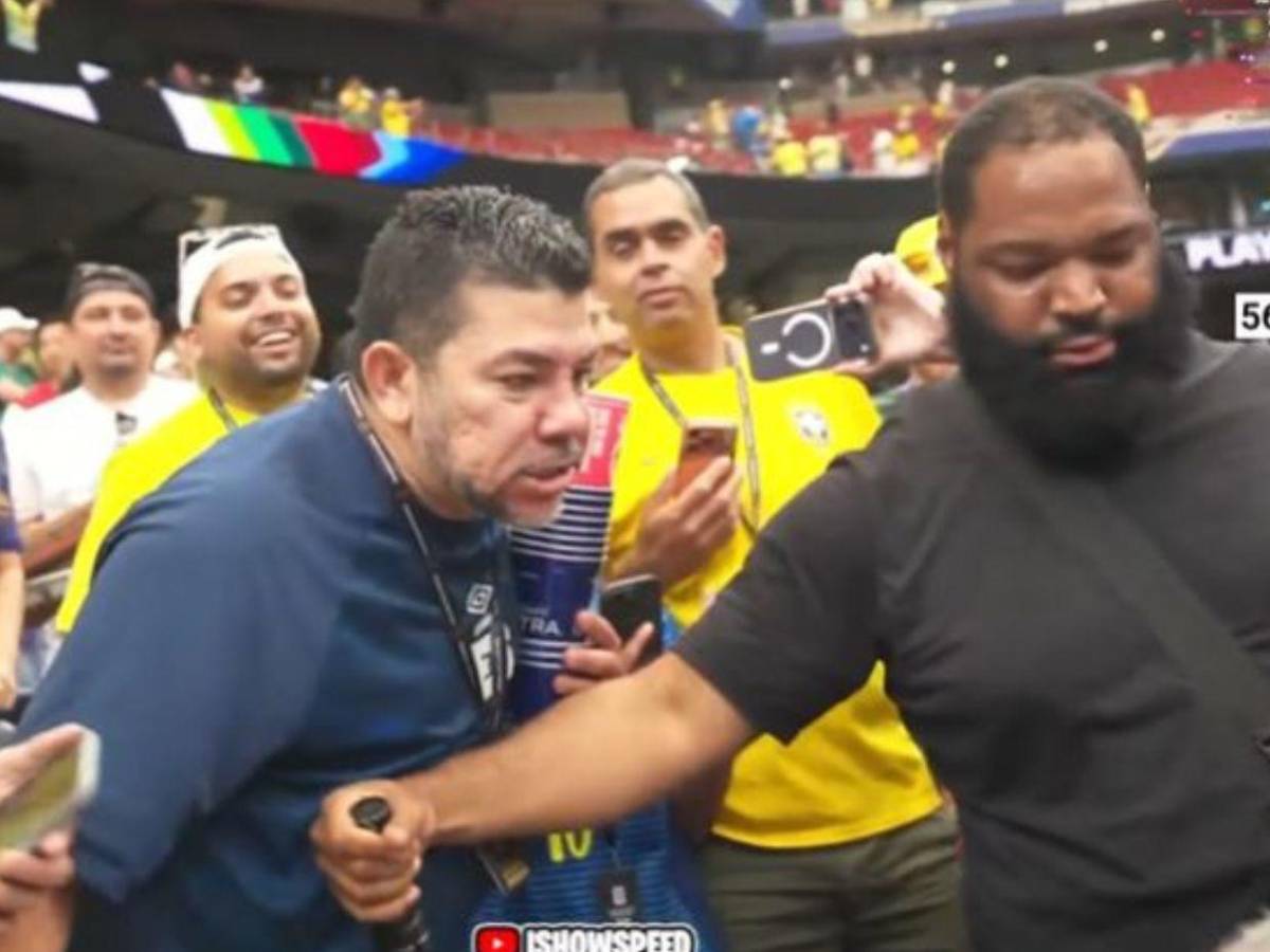 Speed se encara con salvadoreño en estadio del Mundial por culpa de Messi