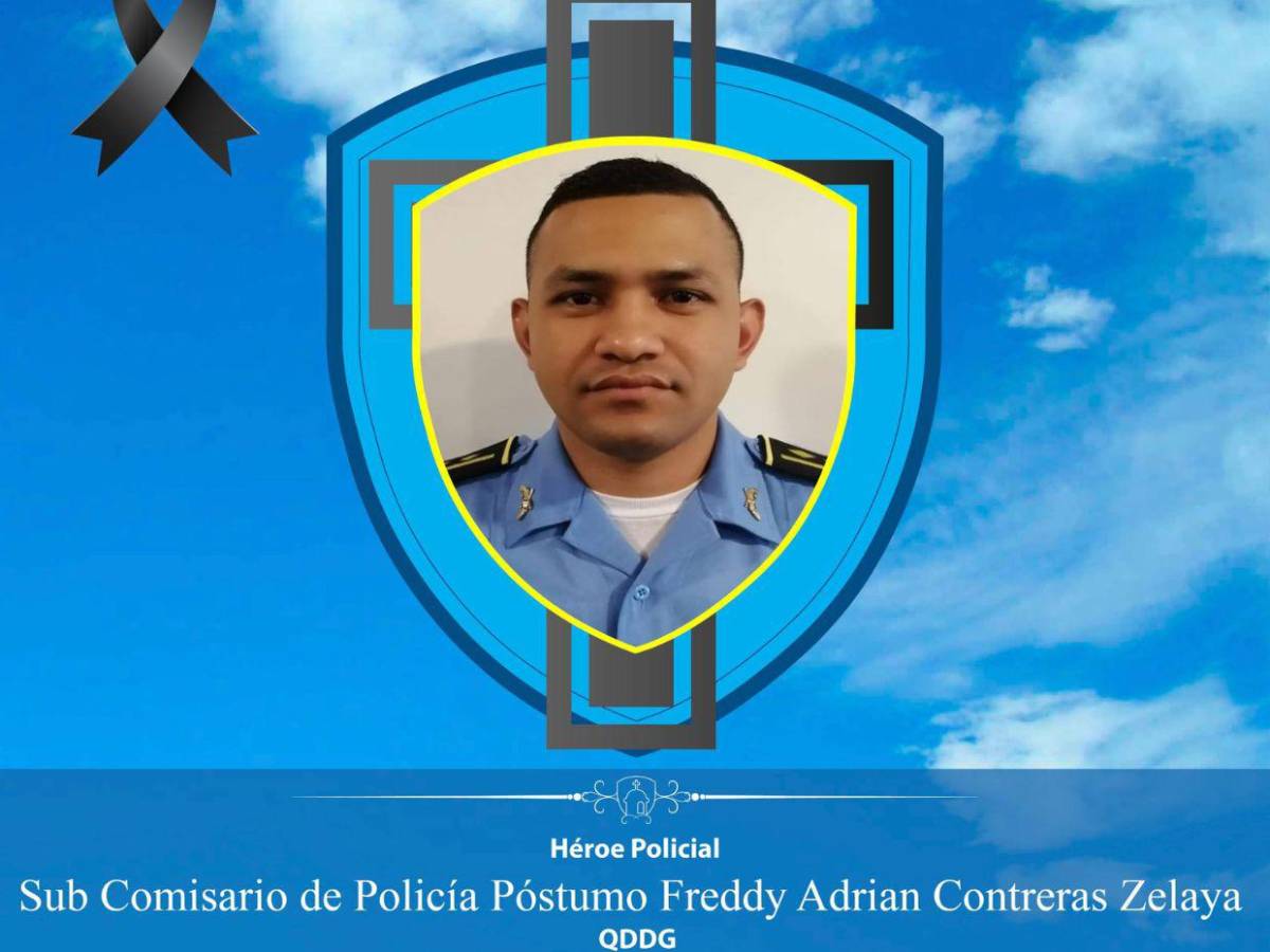 Acababa de convertirse en padre: Fredy Contreras, inspector de policía asesinado en Juticalpa