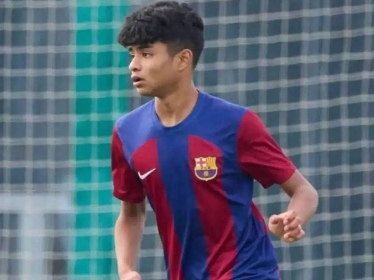 José Alfredo Rodríguez, el joven de La Masía del Barcelona convocado por Honduras