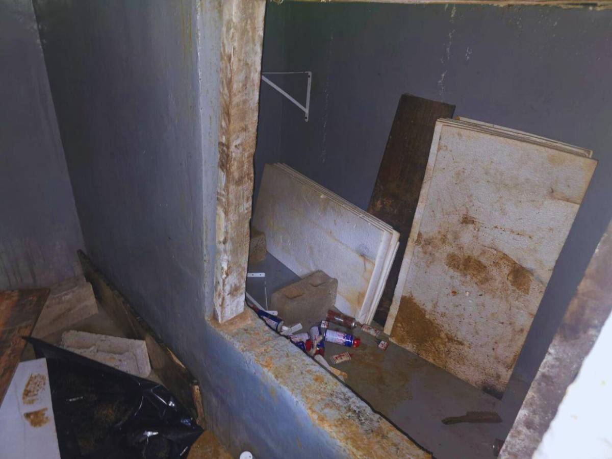 Lleno de drogas y armas: así estaba el búnker de la MS-13 hallado en zona montañosa de Omoa
