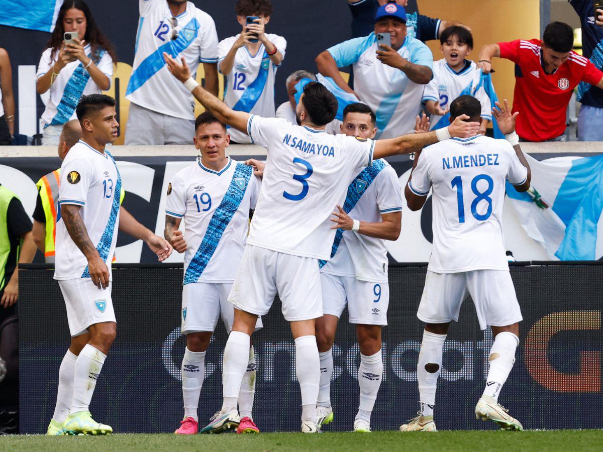 ¡Histórico! Guatemala derrotó a Guadalupe y se queda con el Grupo D de la Copa Oro 2023