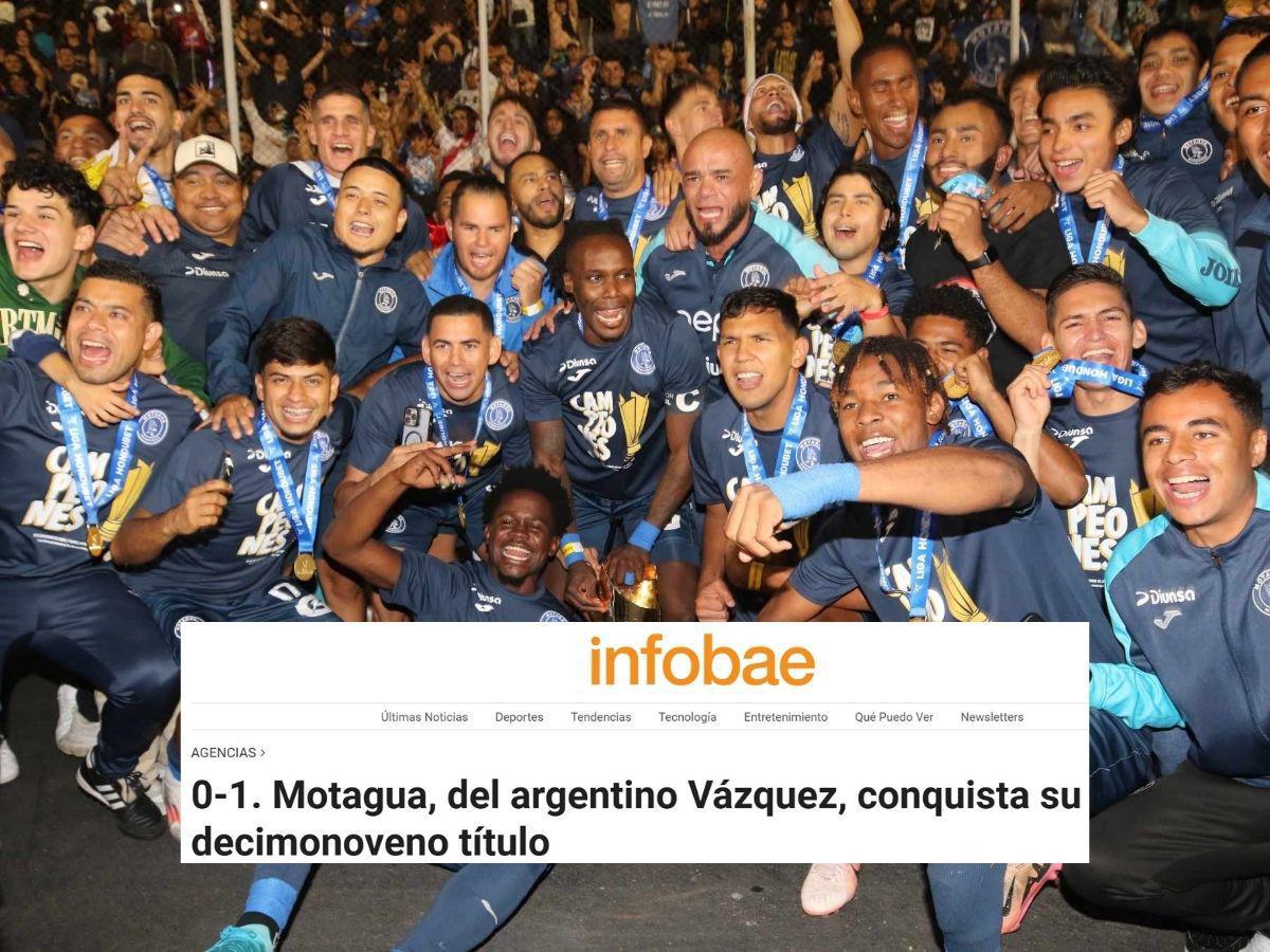 Lo que dice la prensa internacional tras título de Motagua y dejan mensaje a Olimpia