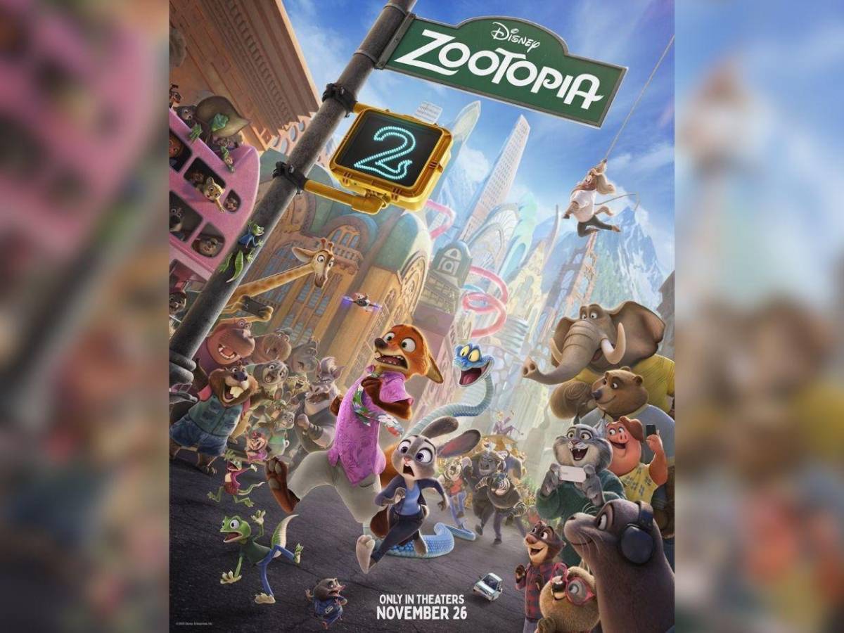 Zootopia 2 lidera la taquilla con 556 millones de dólares de recaudación