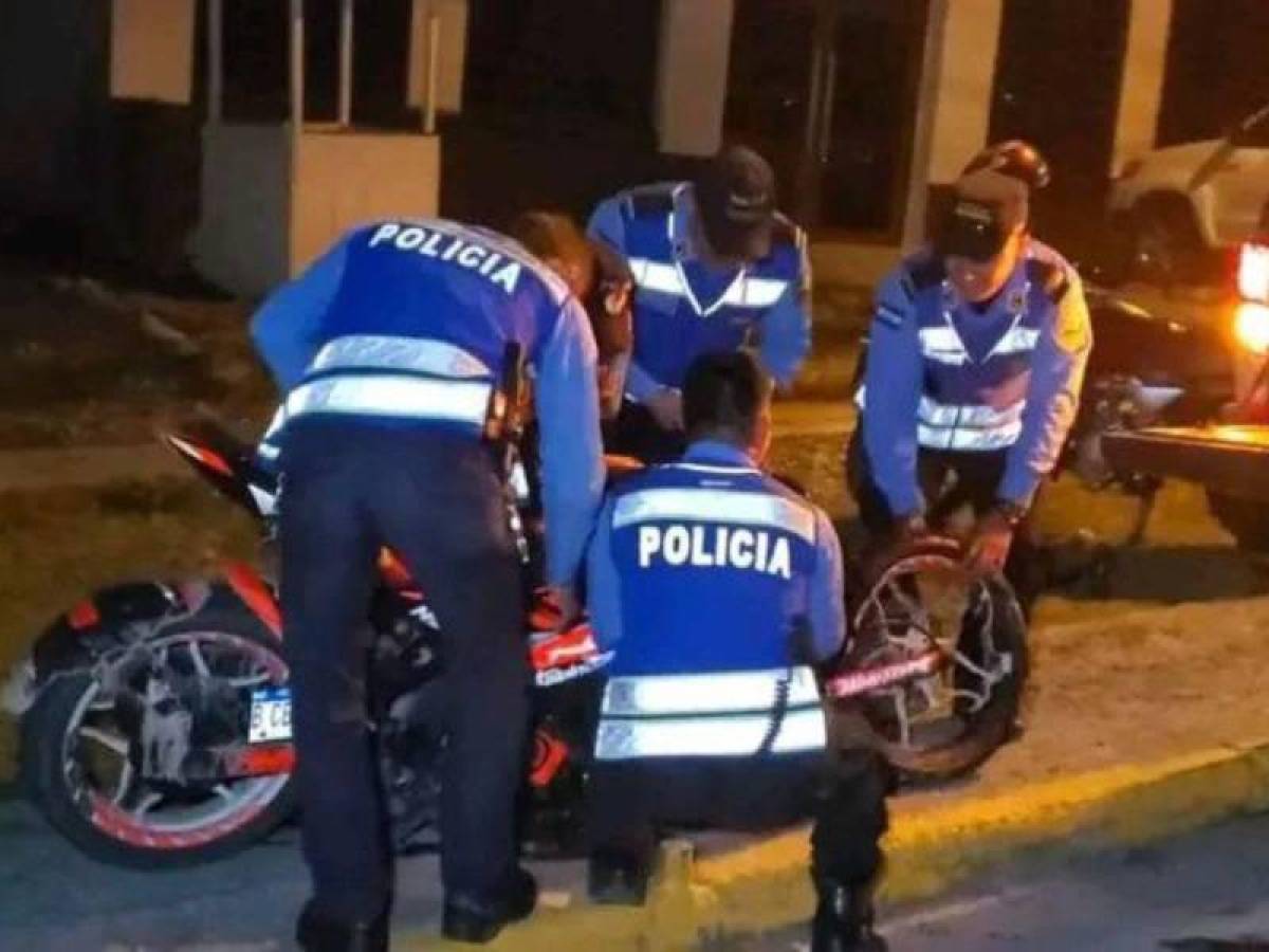 Accidentes en motos llenan de luto el inicio del 2023 en Honduras