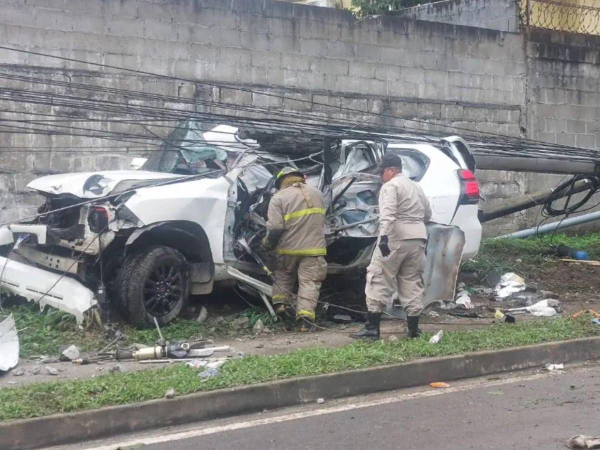Ingeniero muere en accidente en SPS y queda entre amasijo de hierro