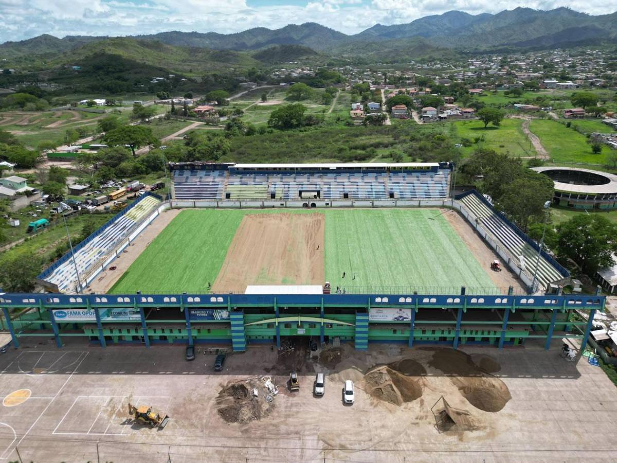 Será de los mejores en Centroamérica: Así avanza la renovación del estadio Juan Ramón Brevé Será de los mejores en Centroamérica: Así avanza la renovación del estadio Juan Ramón Brevé