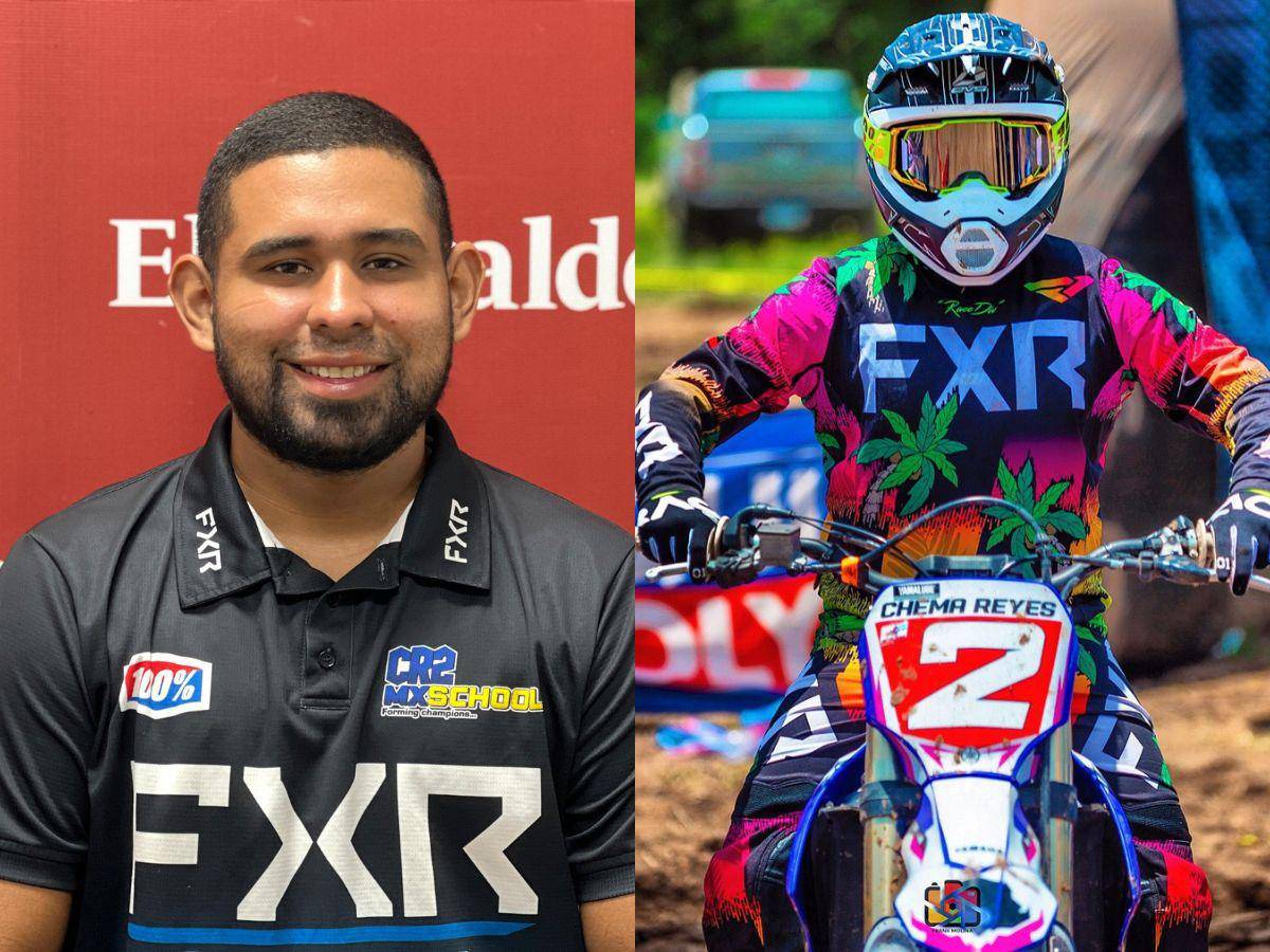 “Chema” Reyes, el campeón de motocross que comparte su experiencia con otros hondureños