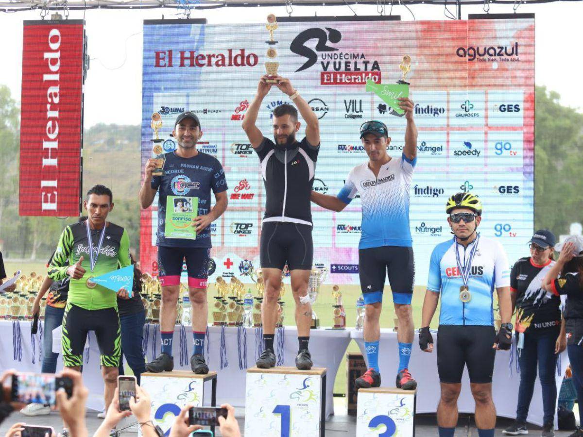 Ronal Ponce, el danlidense que conquistó la categoría máster A de la Vuelta Ciclística