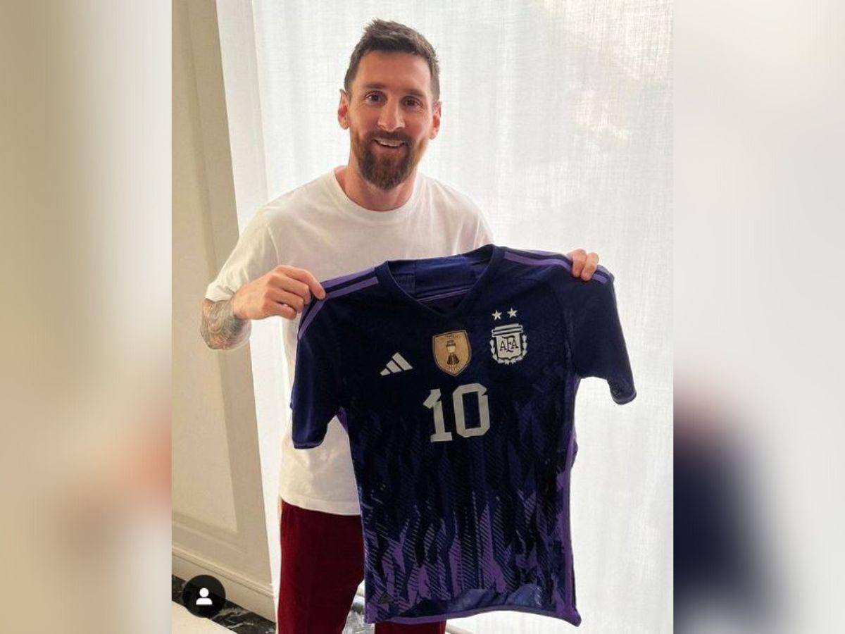 Messi sorteará camiseta que usó en partido amistoso contra Honduras