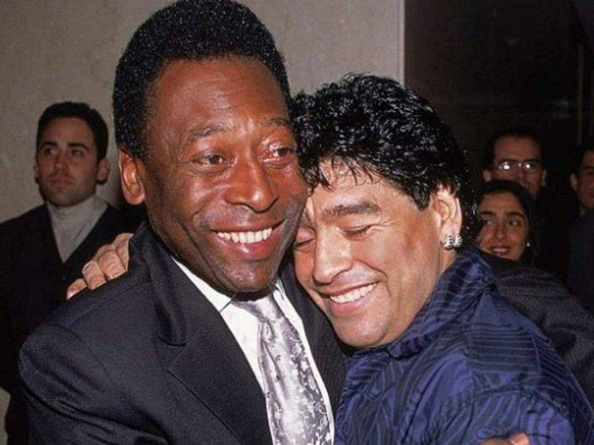 Esta foto publicada por Pelé ejemplifica la relación entre los dos.