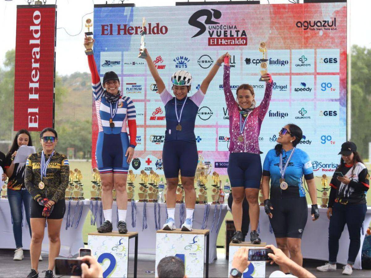 Jenny Enamorado gana el primer lugar de Máster C femenil en la Vuelta Ciclística 2022