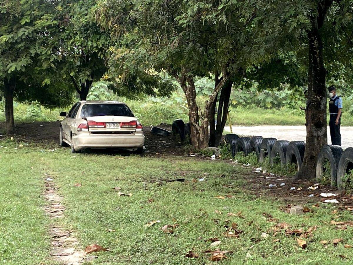 Hallan tres personas muertas dentro de un vehículo en la Rivera Hernández de SPS