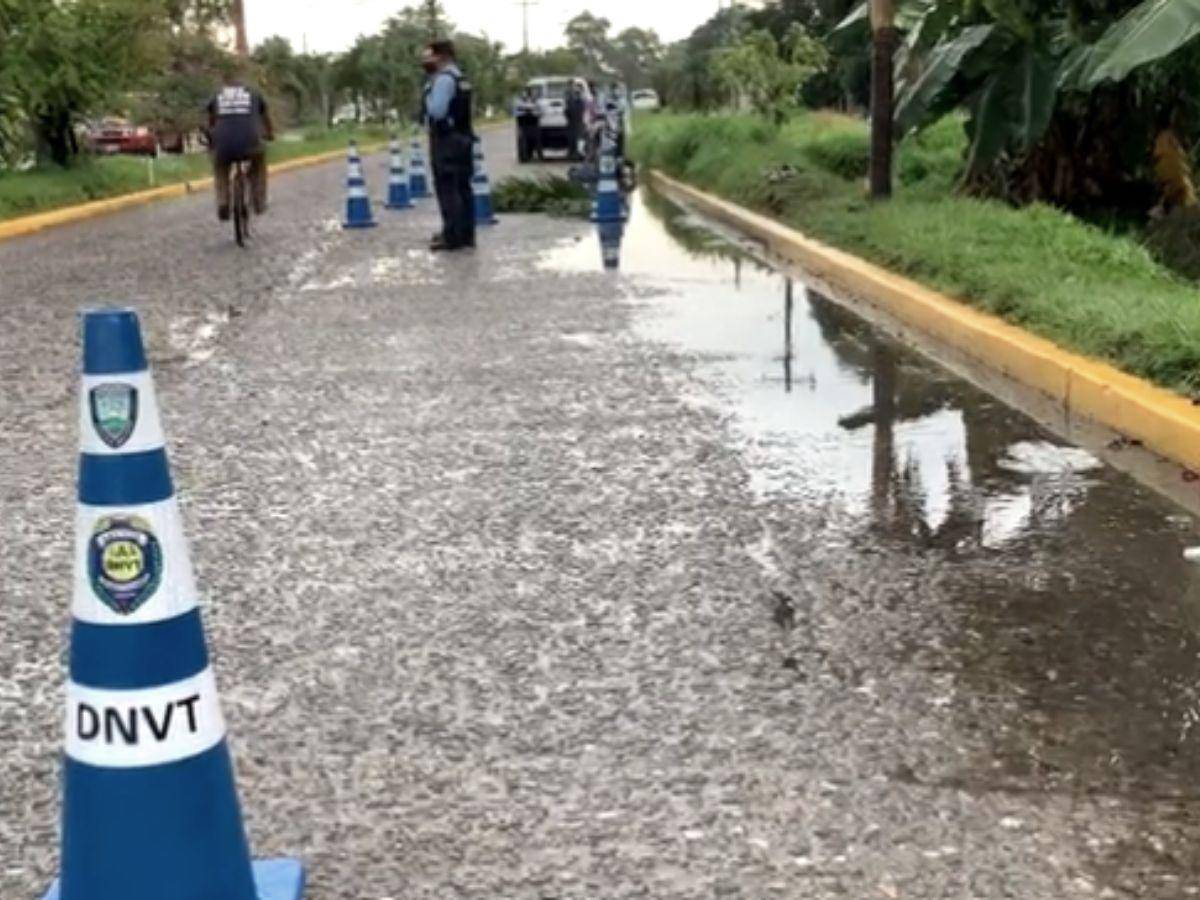 Motociclista muere al intentar esquivar un perro en La Ceiba