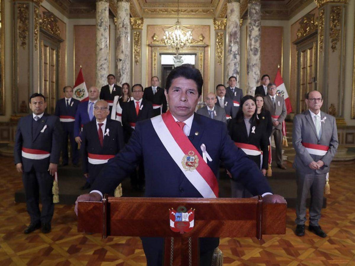 Perú: Congreso admite denuncia de la fiscalía contra el presidente Castillo