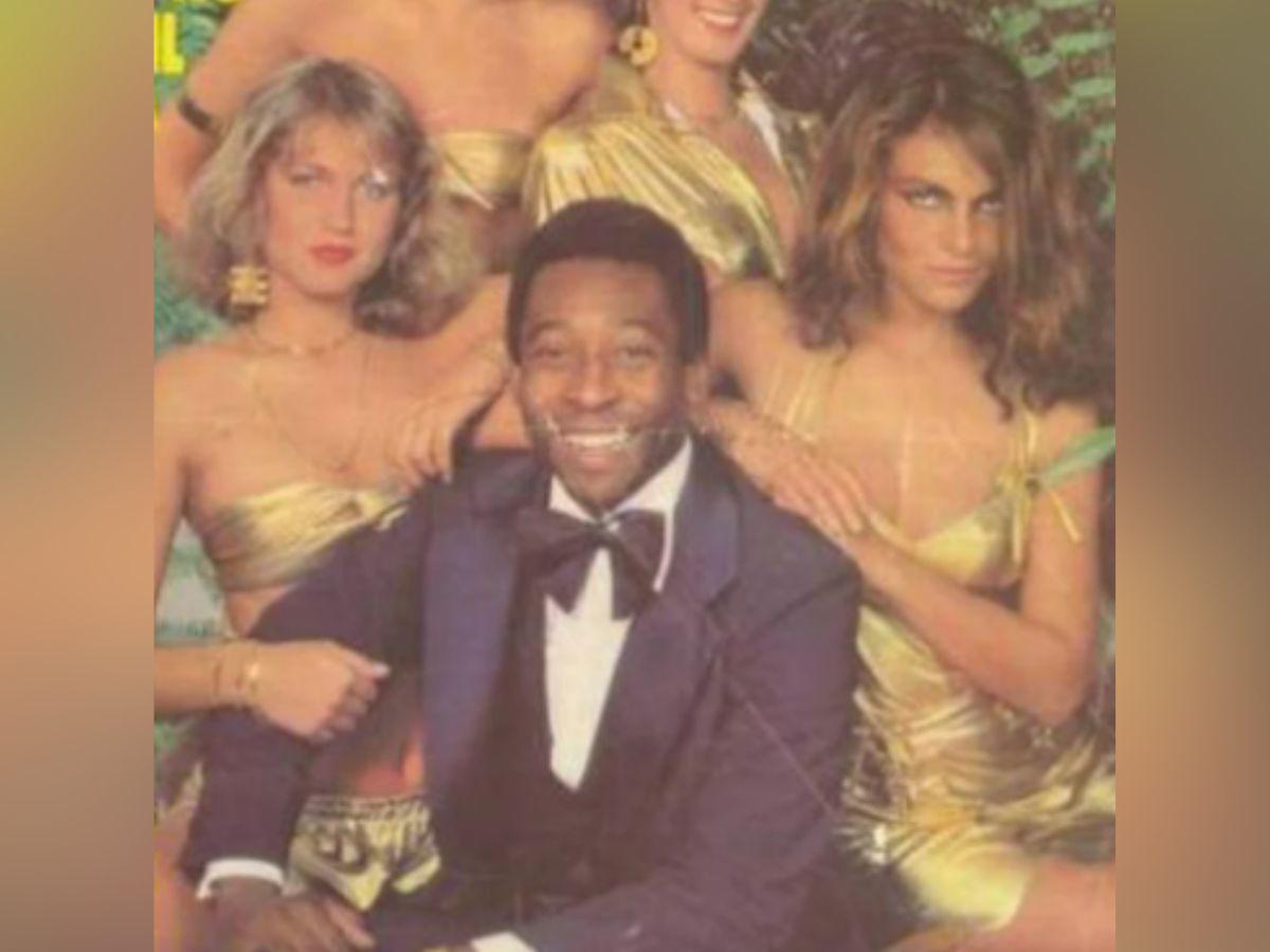 Fue durante la sesión de fotos para esta portada que Pelé conoció a Xuxa.