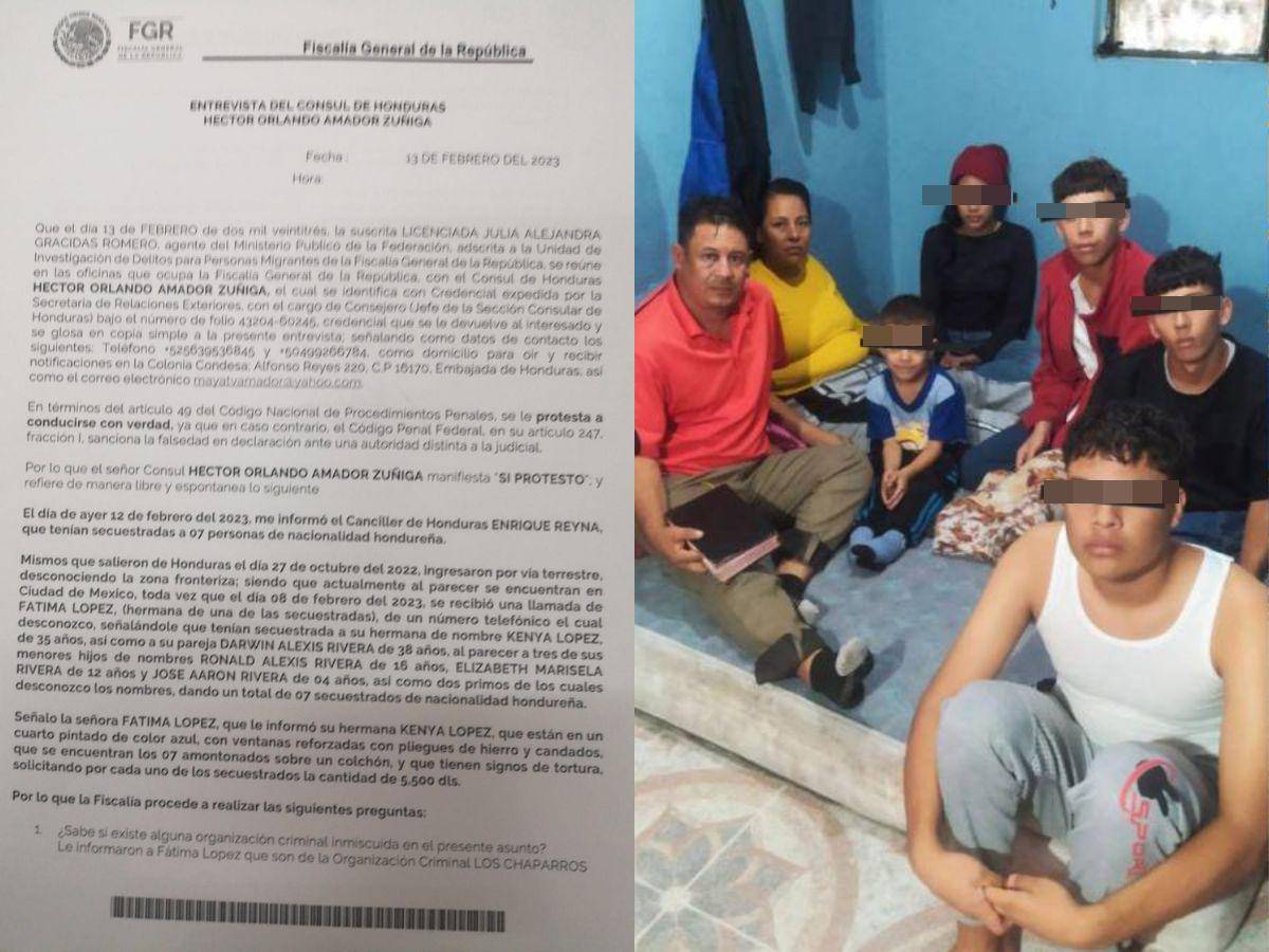 Cónsul de Honduras en México sobre familia secuestrada: “A la señora se le alertó...ella en ningún momento tenía que darles dinero”