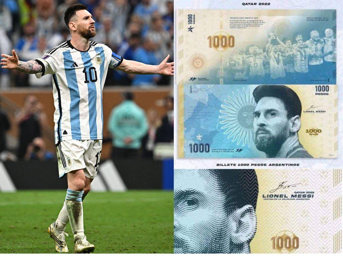 La verdadera historia detrás del billete con la cara de Messi