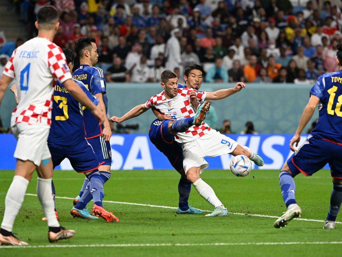 El partido entre Japón y Croacia ha tenido mucha intensidad en los primeros minutos.