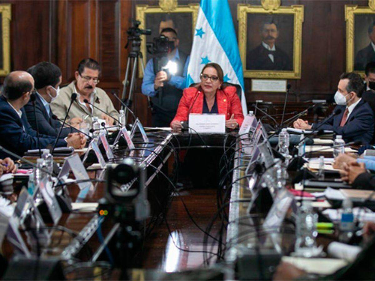 Xiomara Castro cita a su gabinete de gobierno para hacer una evaluación de la gestión