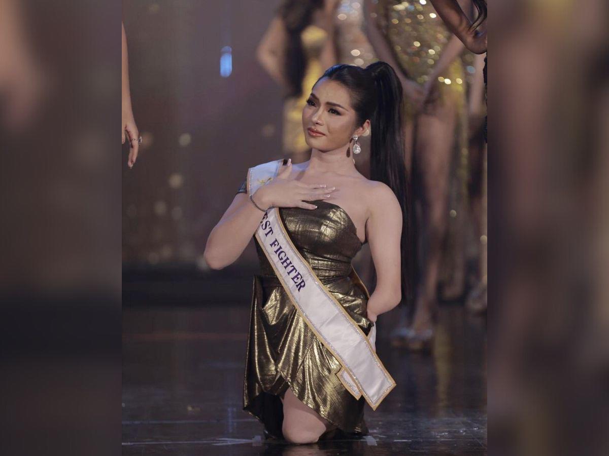 Concursante sin piernas ni mano gana Miss Trans Tailandia 2023