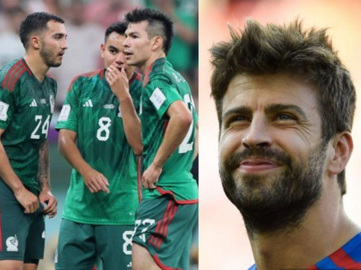 Piqué se burla de la actuación de México en el Mundial de Qatar