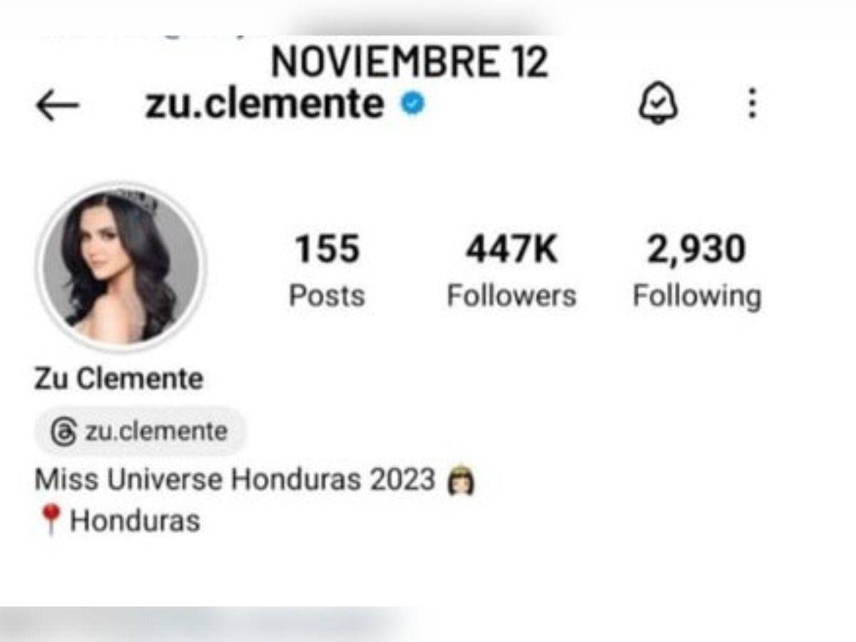 $!Esta captura de pantalla de la cuenta de Zu Clemente del 12 de noviembre demuestra el incremento de seguidores.