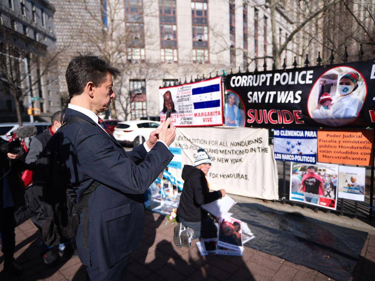 $!Renato Stabile tomó fotografías de las acciones de protesta de hondureños en Nueva York.