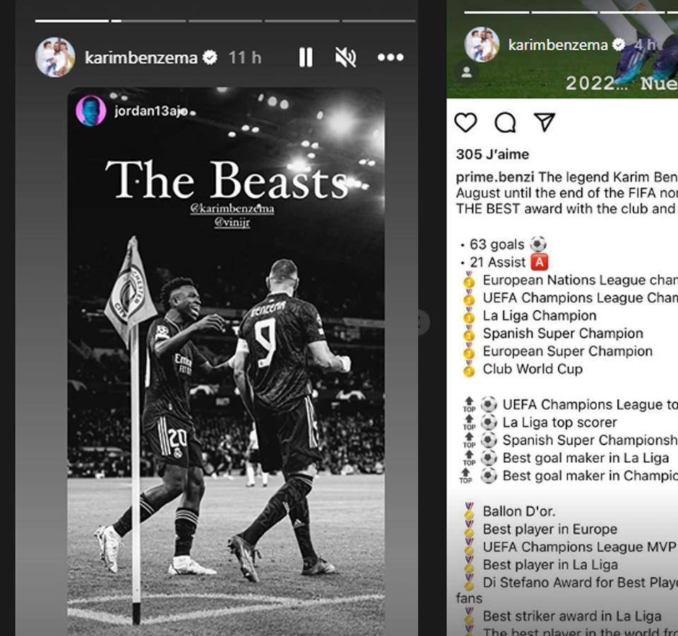 Karim Benzema carga contra la FIFA tras entregar The Best a Messi