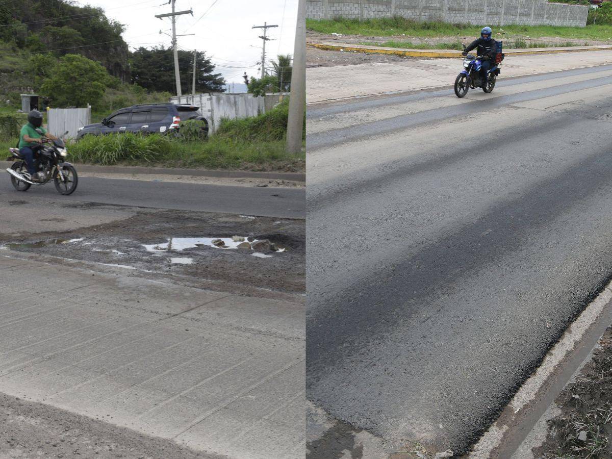 AMDC repara gigantesco bache en el anillo periférico después de la campaña “Ruede seguro” de EL HERALDO