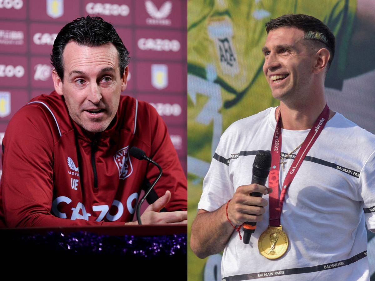 Unai Emery sobre las celebraciones del Dibu Martínez: “Hablaré con él la próxima semana”