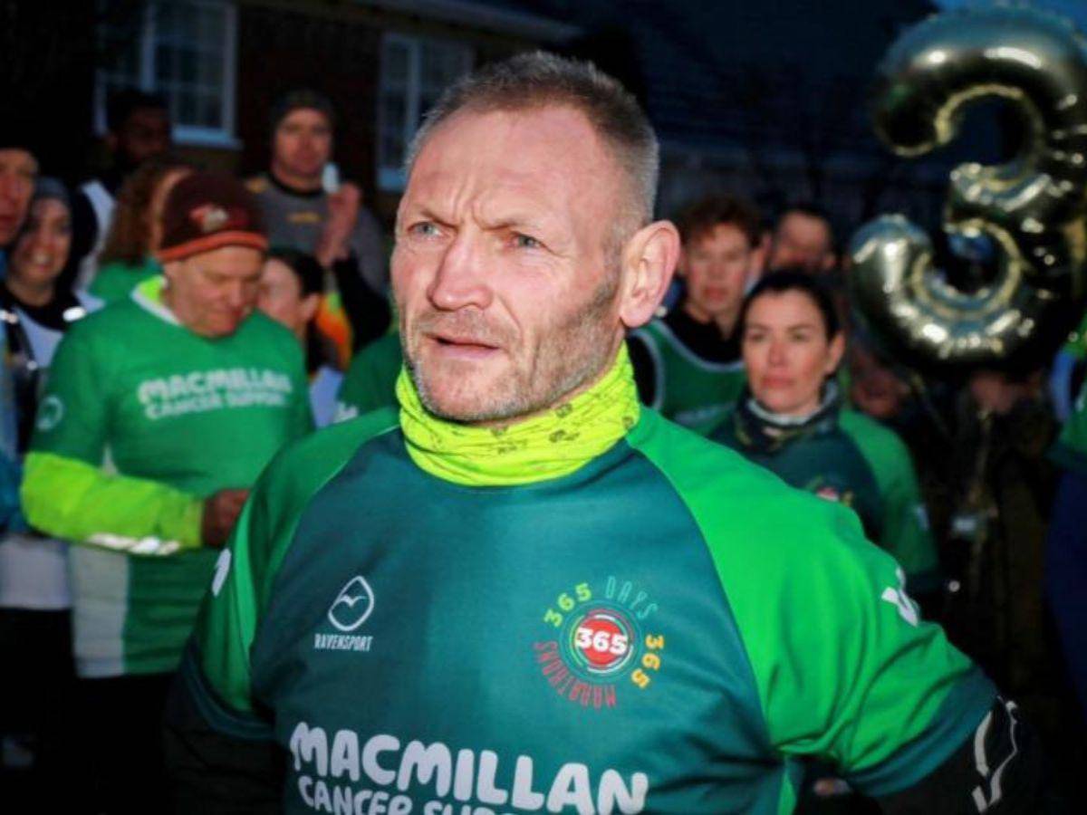 Un británico logra completar 365 maratones en todo 2022 para la lucha contra el cáncer