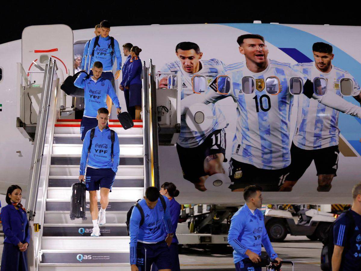 Lista para el Mundial, Argentina llega a Qatar