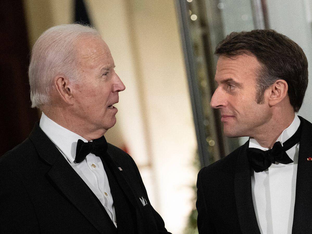 Biden y Macron buscarán juntos una solución a la guerra en Ucrania