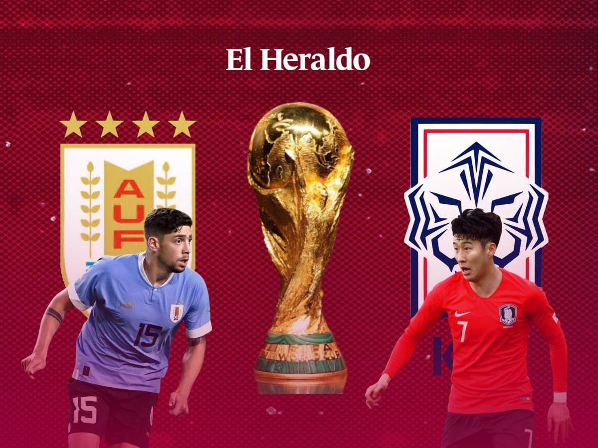 Uruguay vs. Corea del Sur en vivo se estrenan en el Mundial Qatar 2022