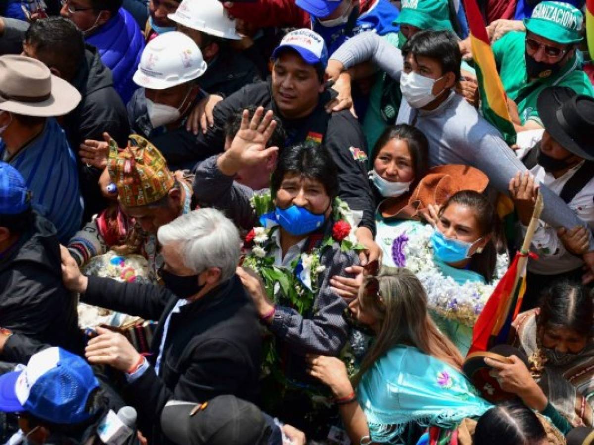 Evo Morales regresa a Bolivia casi un año después de su renuncia y exilio