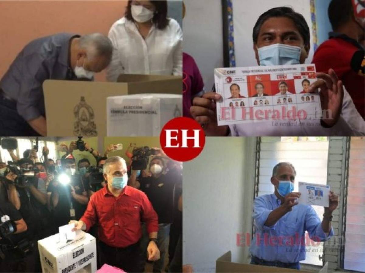 ¿A qué hora votaron los candidatos a la presidencia de Honduras?