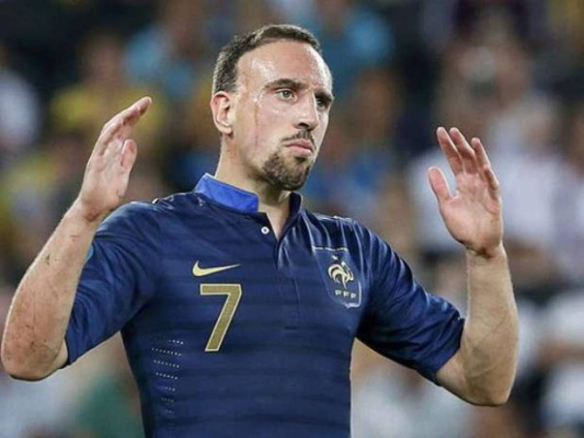 Franck Ribery se pierde el mundial por lesión en la espalda