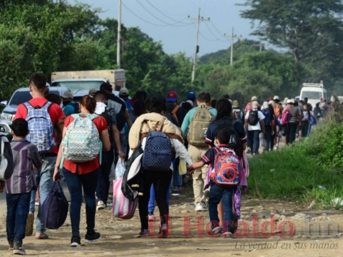 En la caravana de octubre, la última grande de 2020, Guatemala devolvió a 4,000 personas.