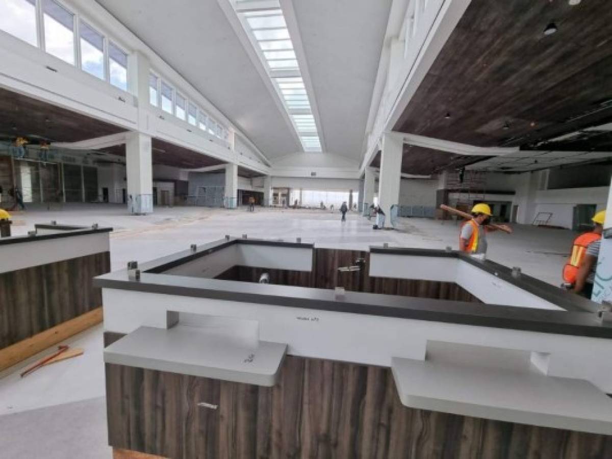 Continúa la construcción del aeropuerto Palmerola a un mes de su inauguración