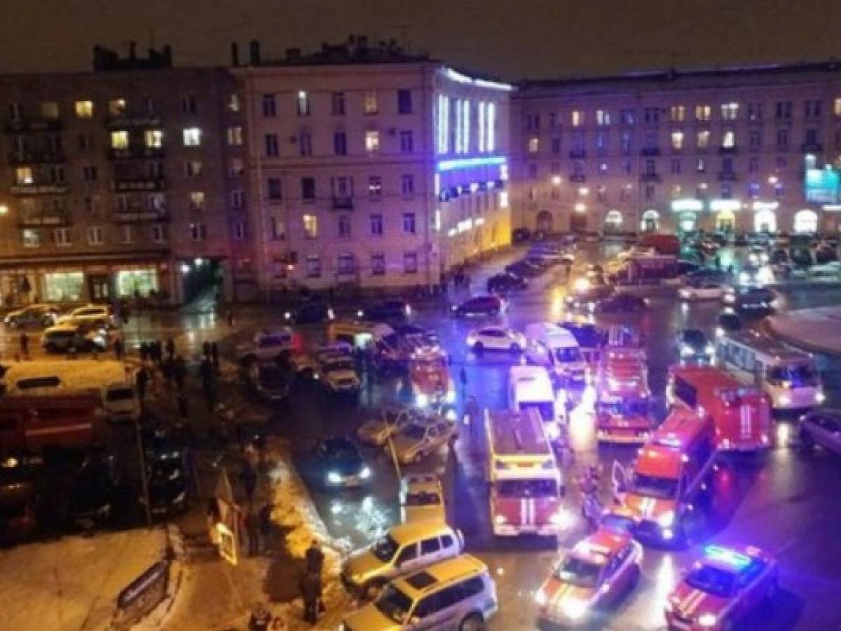 Varios heridos en una explosión en un supermercado de San Petersburgo