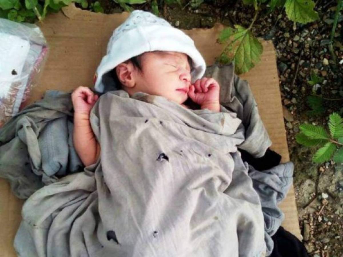 Bebé abandonado por su madre en Olancho será trasladado a un hogar de protección
