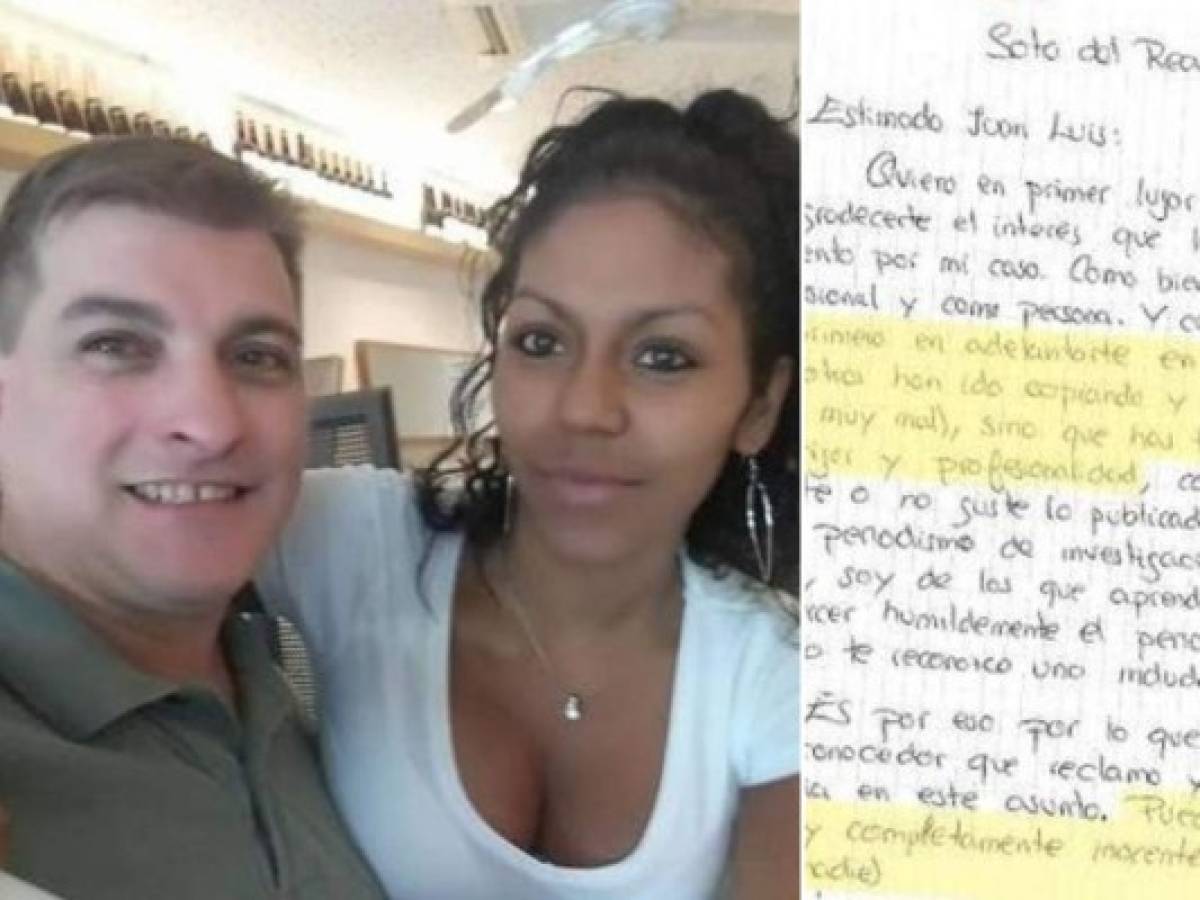 'El Rey del Cachopo' envía carta a la mamá de Heydi Paz, la hondureña que apareció desmembrada en España