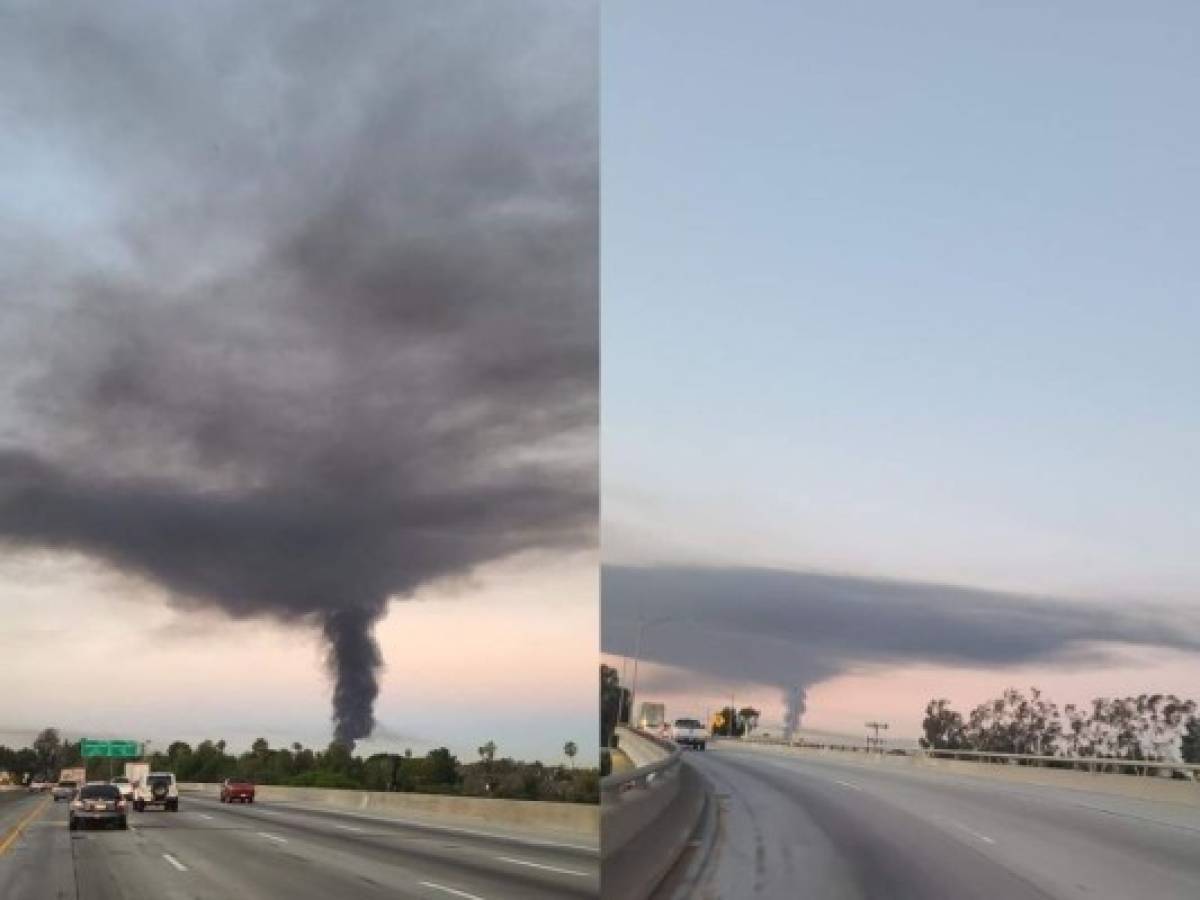 Incendio en área industrial de California deja grandes pérdidas económicas