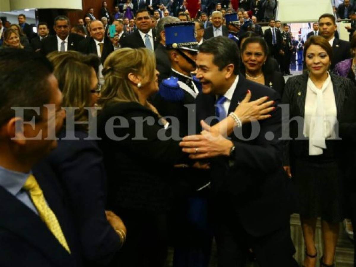 Presidente Hernández pidió al Congreso aprobar el paquete de reformas al Código Penal en la instalación de la Cuarta Legislatura