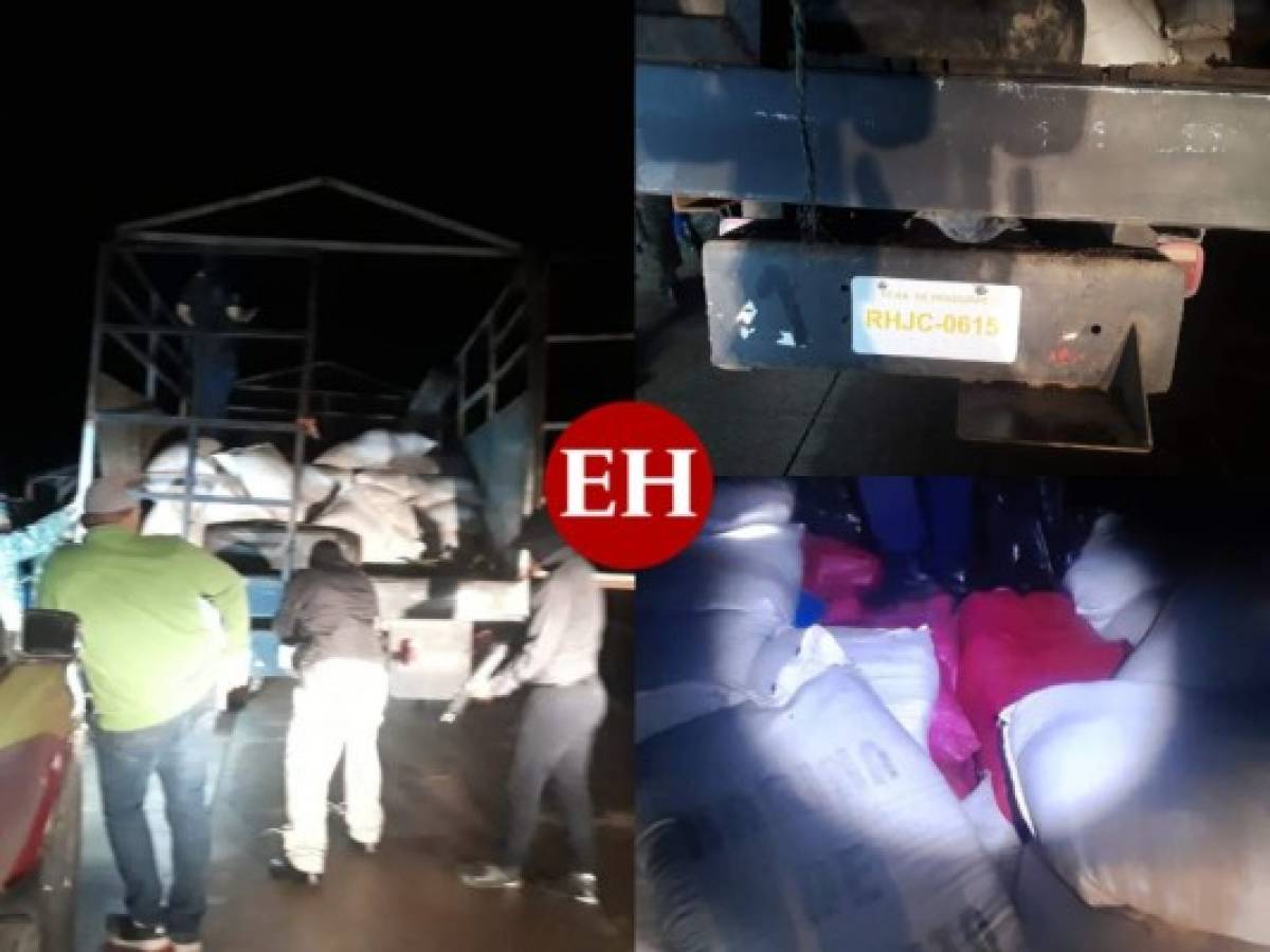 Capturan a tres militares con camión de FF AA cargado de drogas en Olancho