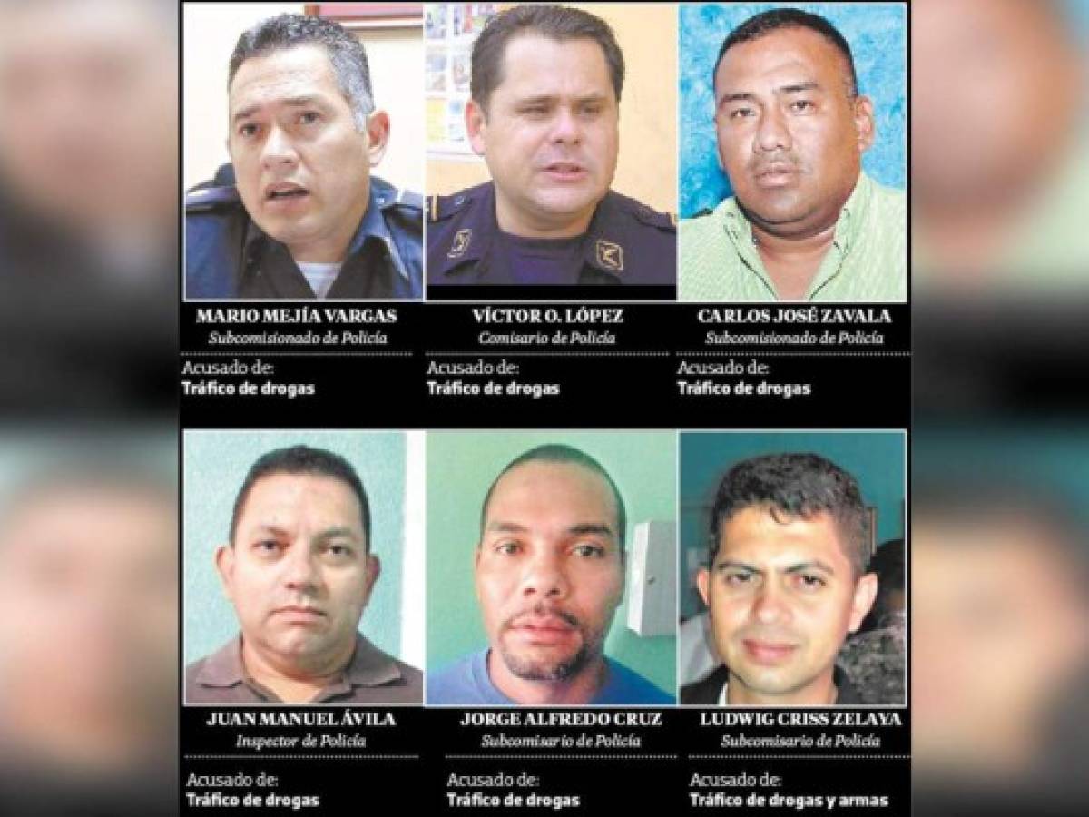 Justicia de EEUU pide oficialmente extradición de seis exmiembros de la Policía Nacional